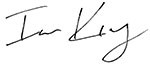 Ian King Signature Signature